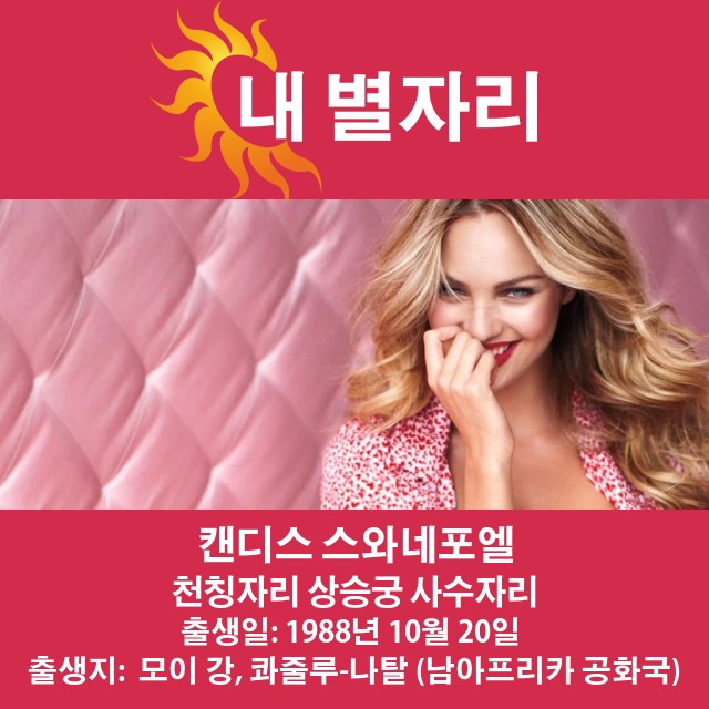 캔디스 스완폴: 수수께끼의 천칭자리 유명인