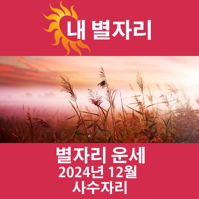 2024년12의 사수자리 월간 운세