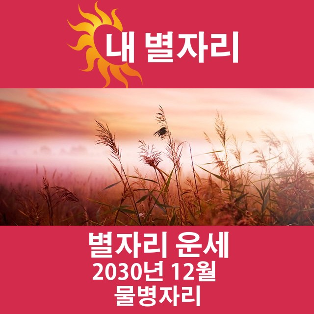 2030년 12월의 물병자리 월간 운세