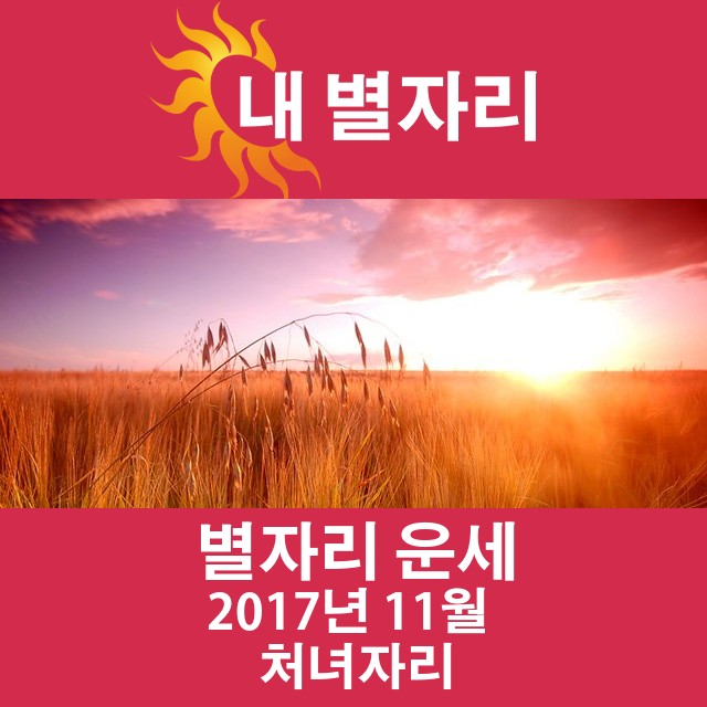 2017년 11월의 처녀자리 월간 운세