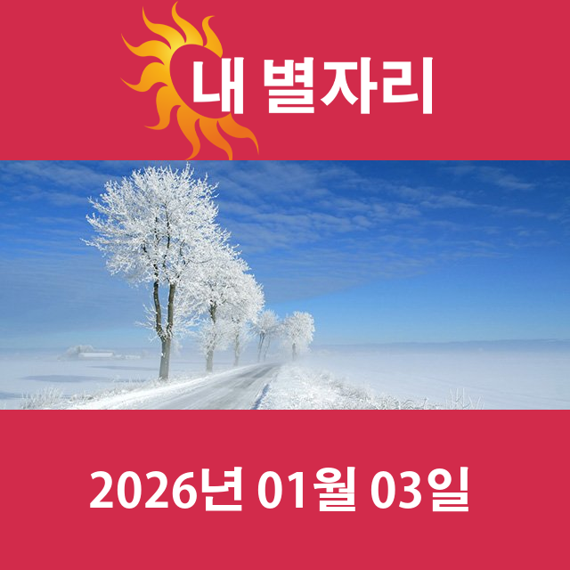 2026년1월3일의 일일 운세 예측