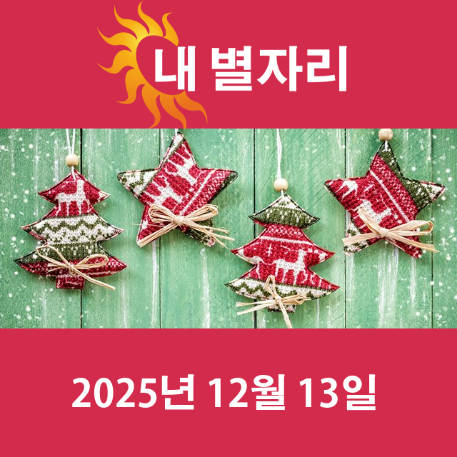 2025년12월13일의 일일 운세 예측
