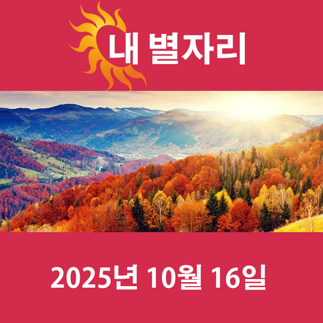 2025년10월16일의 일일 운세 예측
