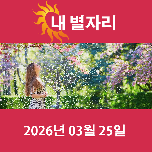 2026년3월25일의 일일 운세 예측
