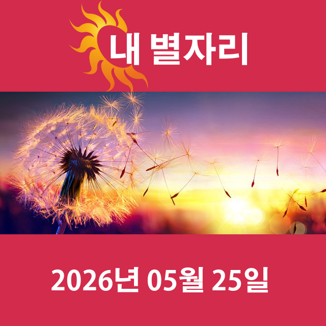 2026년5월25일의 일일 운세 예측