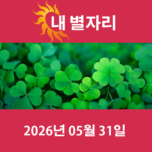 2026년5월31일의 일일 운세 예측