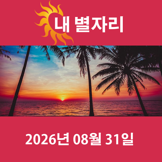 2026년8월31일의 일일 운세 예측